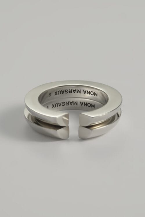 photo produit bague en argent demie fairmined