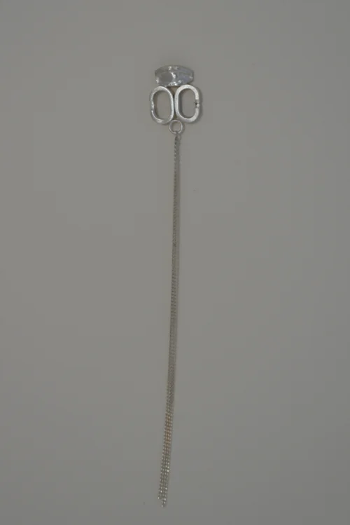 MONA MARGAUX + INCARNEM BOUCLE D'OREILLE n°6 - Argent upcyclé
